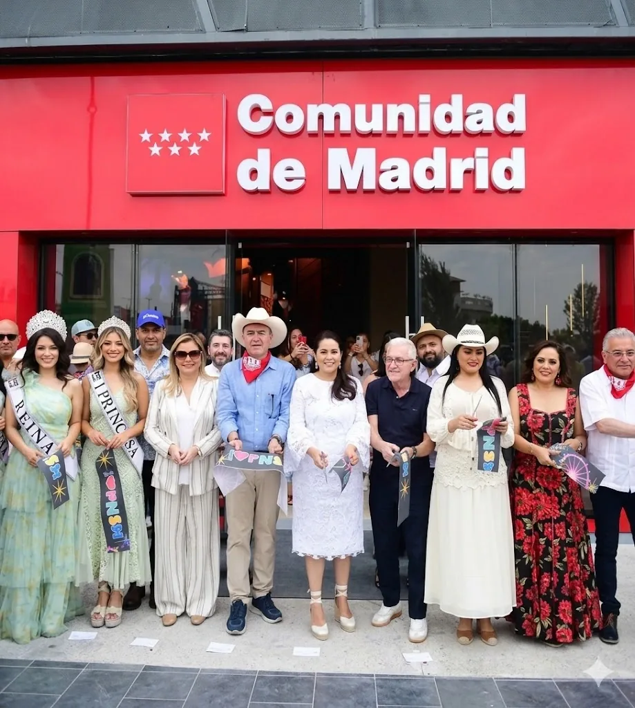 Inauguración del pabellón de la Comunidad de Madrid en la Feria Nacional de San Marcos