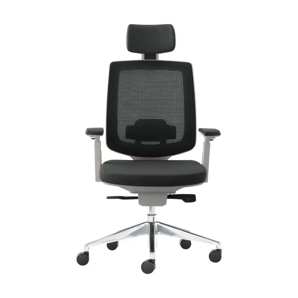 SILLA DIRECTIVA MODELO FINISTERRE GRIS