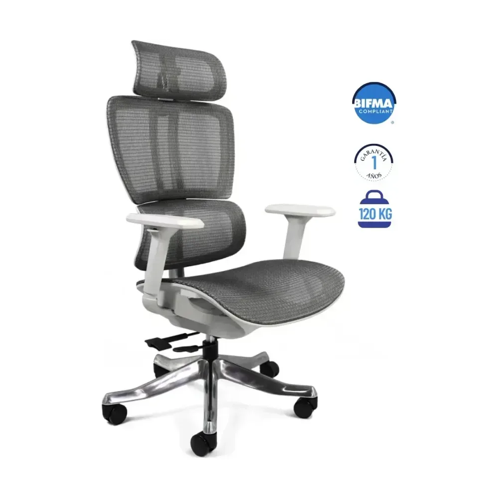 Silla directiva modelo Montenegro gris